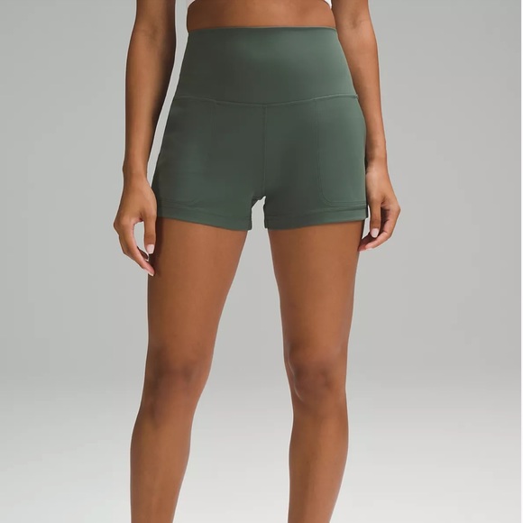 lululemon athletica Pants - Lululemon align classic for high rise short 3inch dark forest